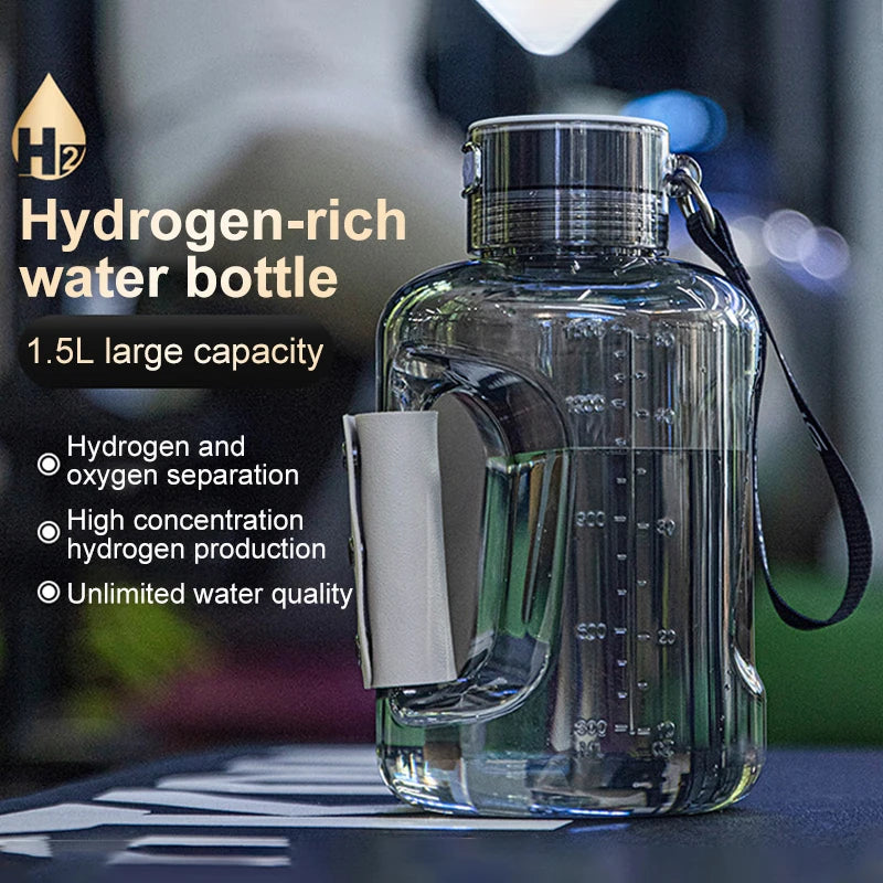 Portable Sports Hydrogen Water Bottle 1.5L