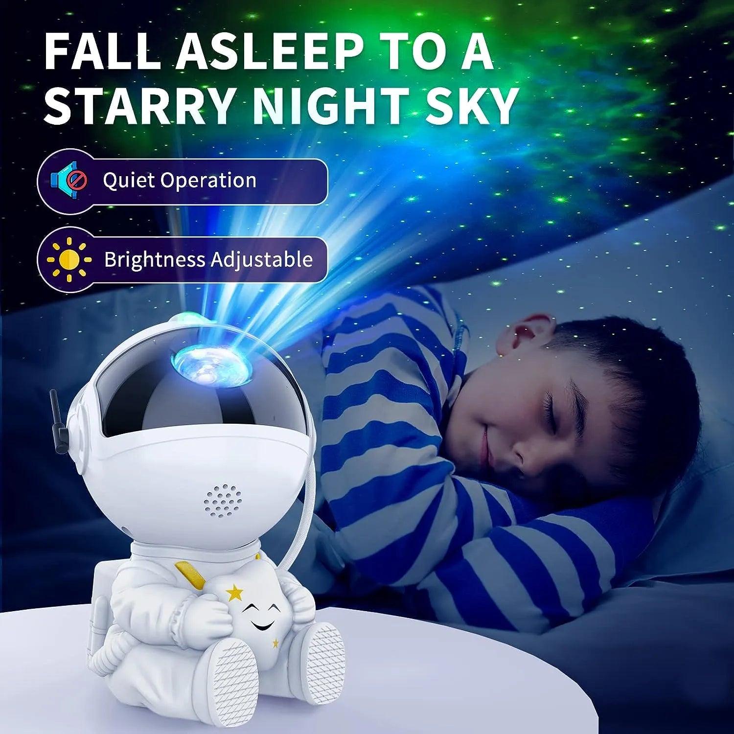 Astronaut Star Projector Galaxy Night Light